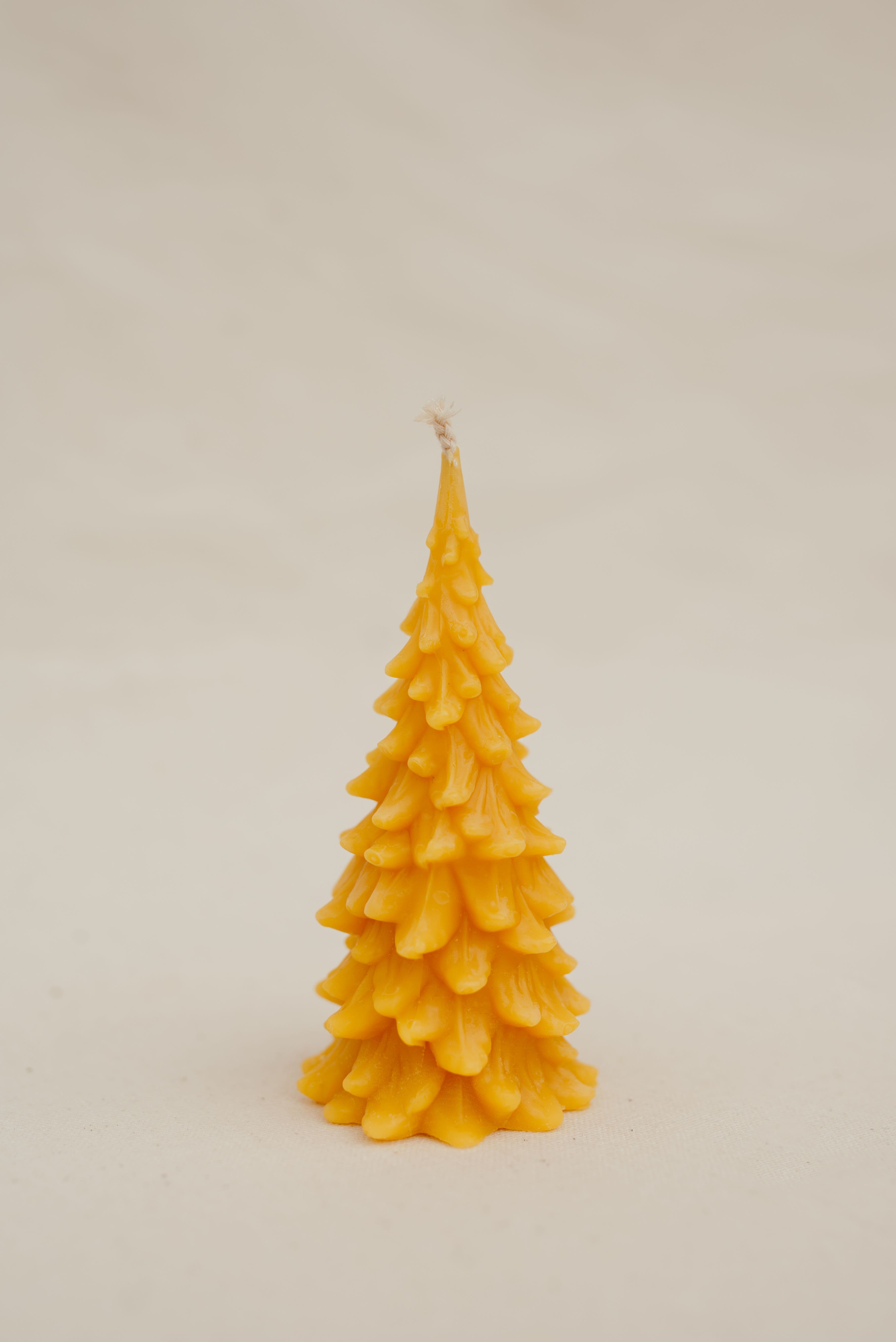 Свічка ялинка середня жовта